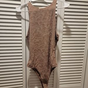 Brown Camo Bodysuit